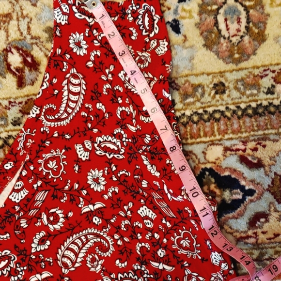 LOFT OUTLET by Ann Taylor Summer Dress Red Sleeveless - XL - NWOT - Picture 10 of 14